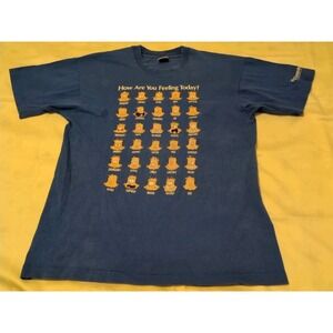 Vintage  The Connerstone"How Are You Feeling Today?  T Shirt Blue Size L